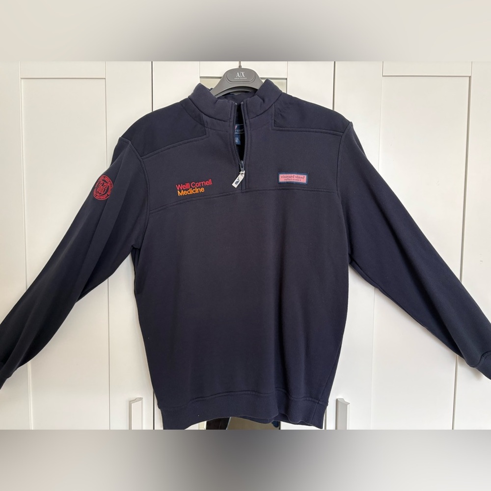 Weill Cornell Men’s Vineyard Vines 1/4 Zip Sweater